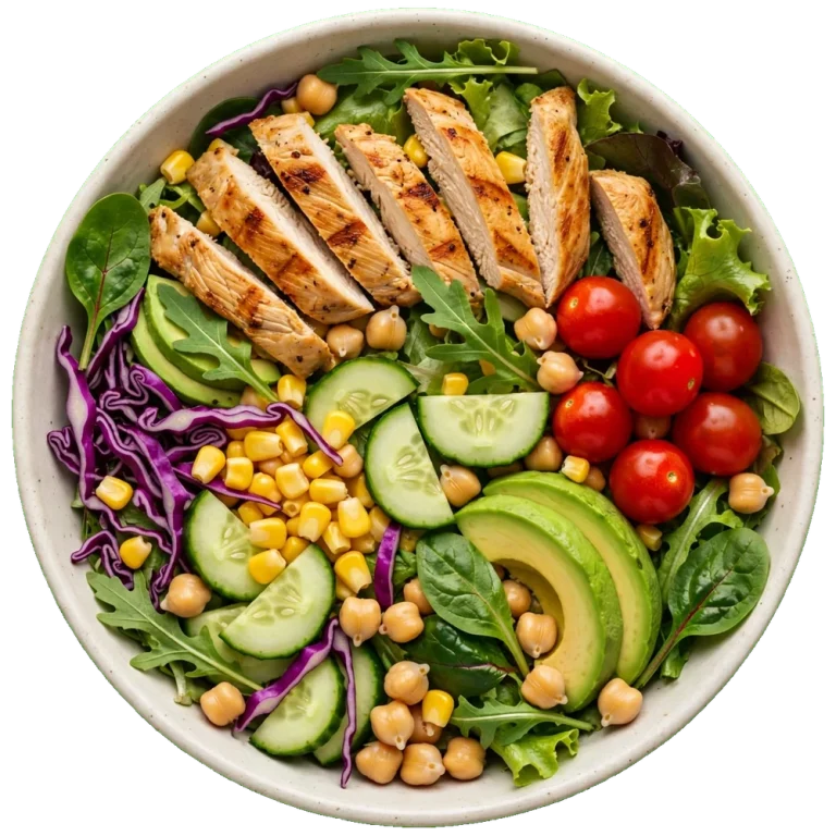 Rainbow Chicken Bowl